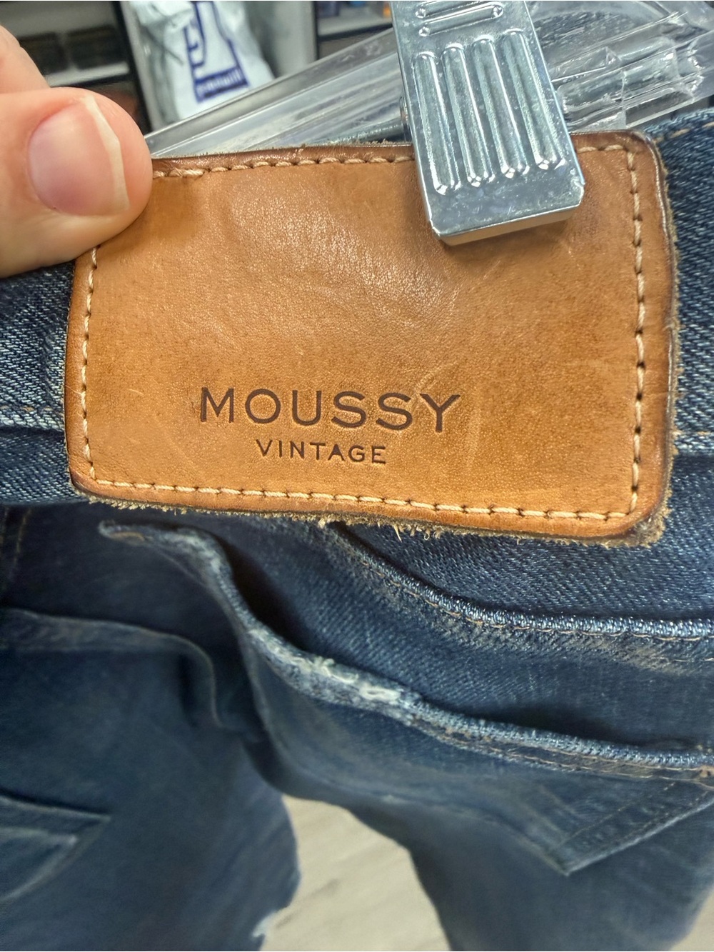 Moussy Vintage Natalia Slim Tapered Faded Blue Skinny Jeans - Picture 2 of 7
